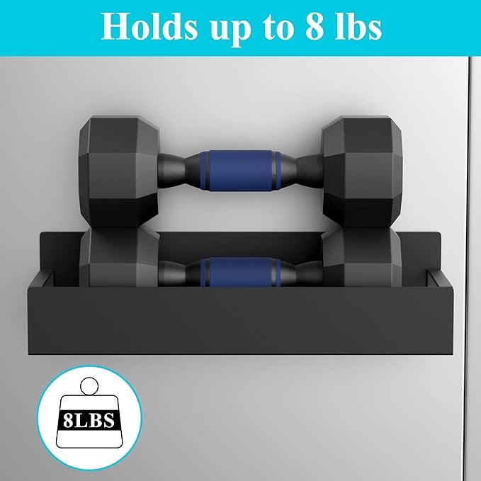 4 Pack Magnetic Spice Storage Rack Organizer for Refrigerator and Oven, Black Fridge Organizers and Storage - Image 4